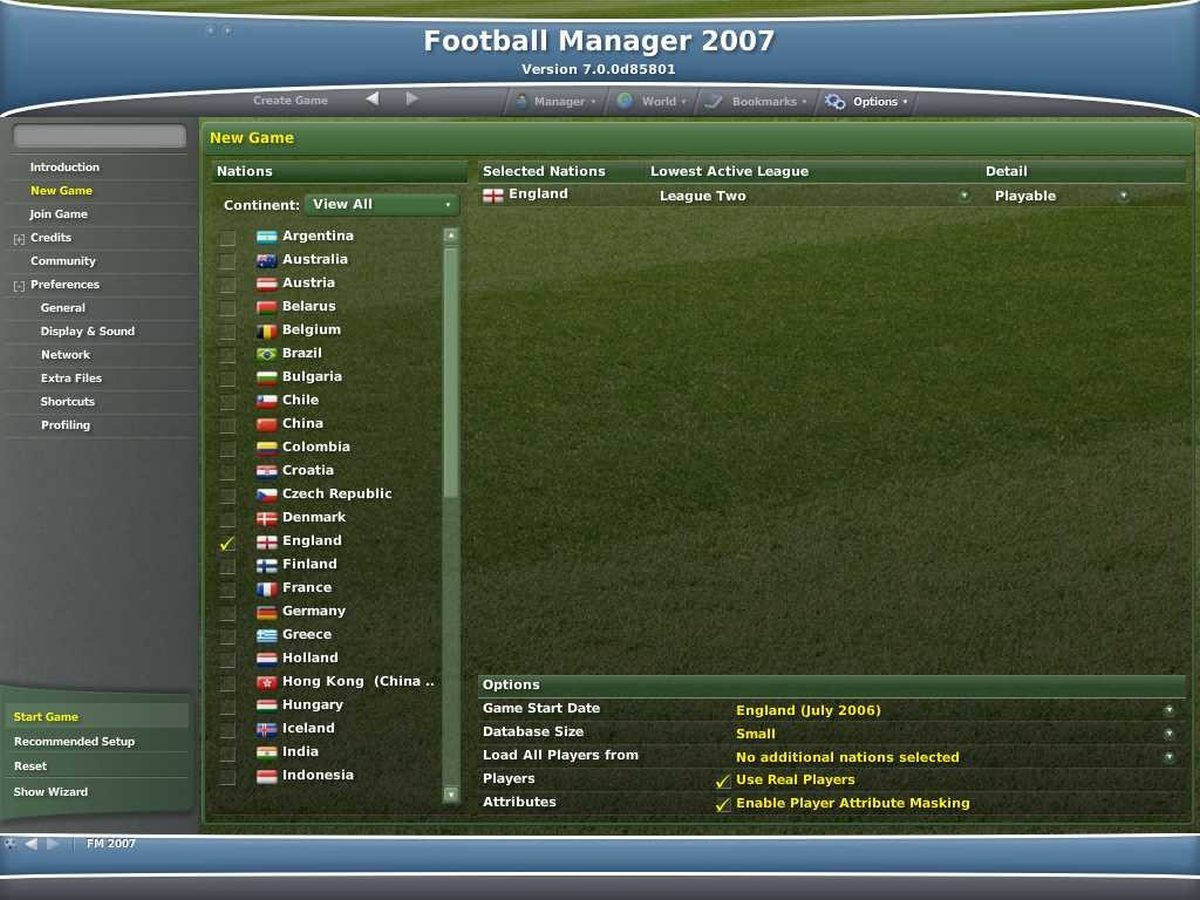 Football Manager 2007 Xbox 360