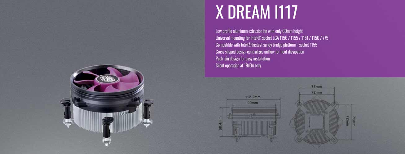Cooler Master X Dream i117 Procesorski Hladnjak Cena