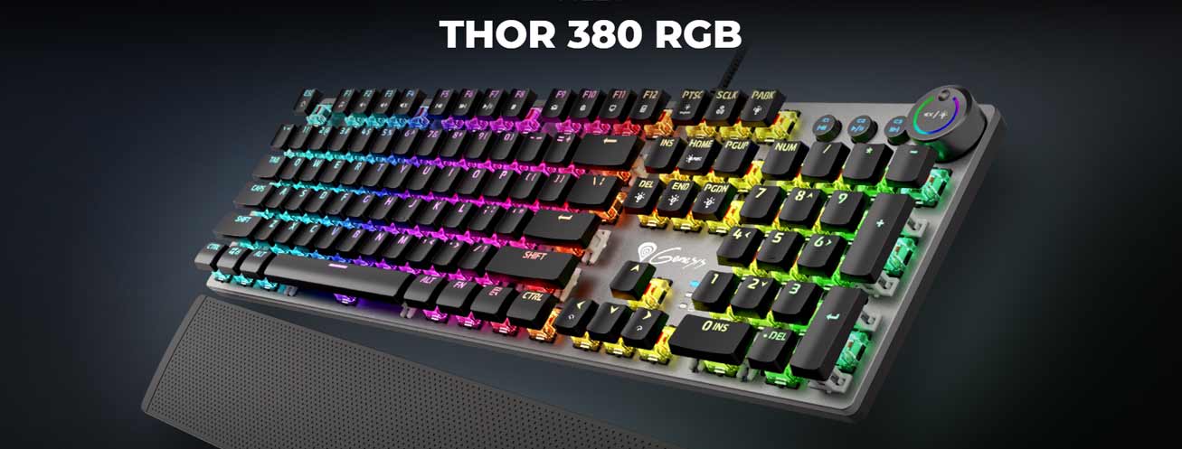 Genesis Thor 380 RGB Blue Switch Tastatura Cena