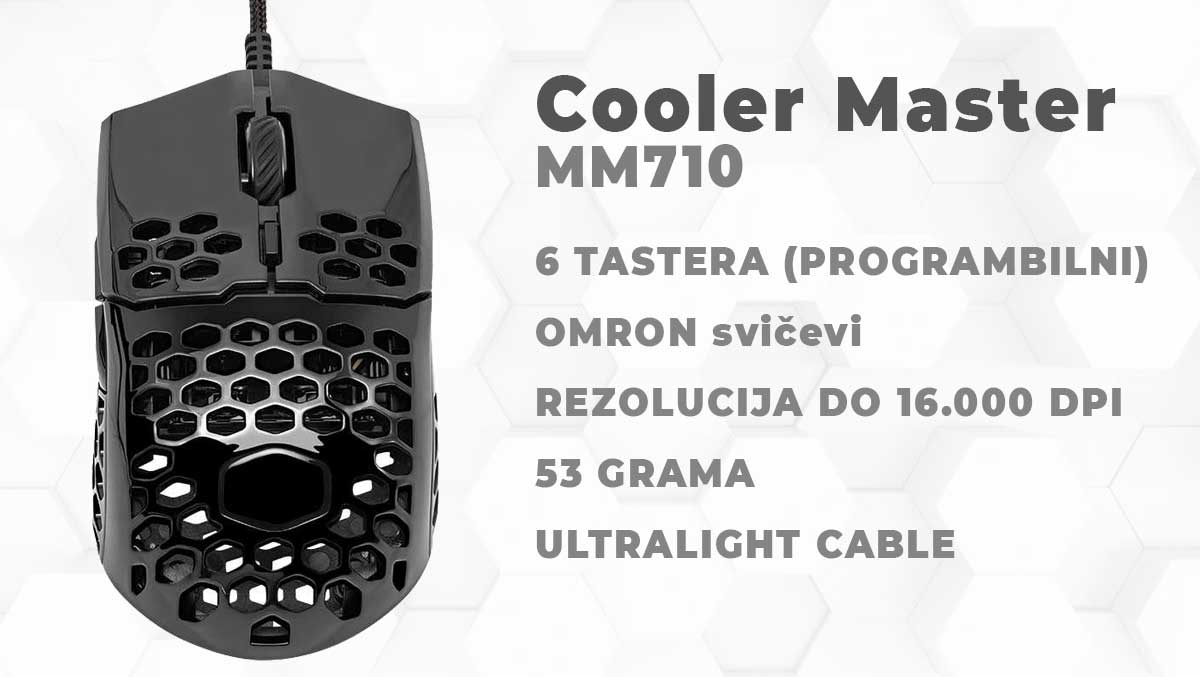 Cooler Master MM710 Cena