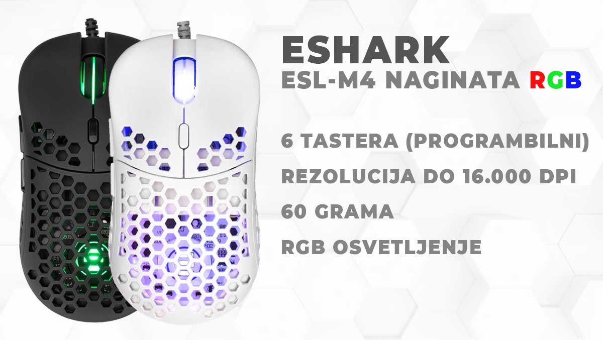 eShark ANginata ESL M4 RGB Cena