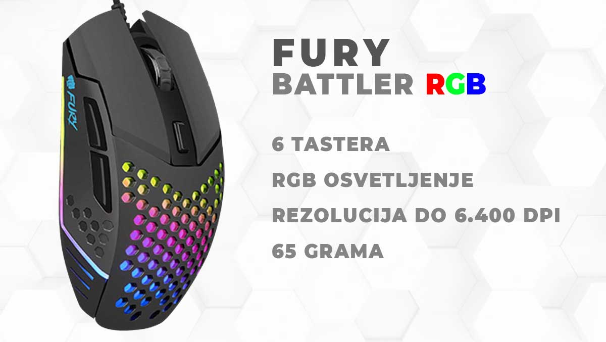 Fury Battler RGB Cena