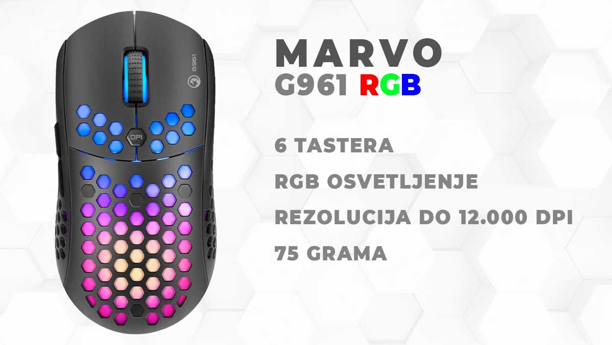 MARVO G961 RGB Cena