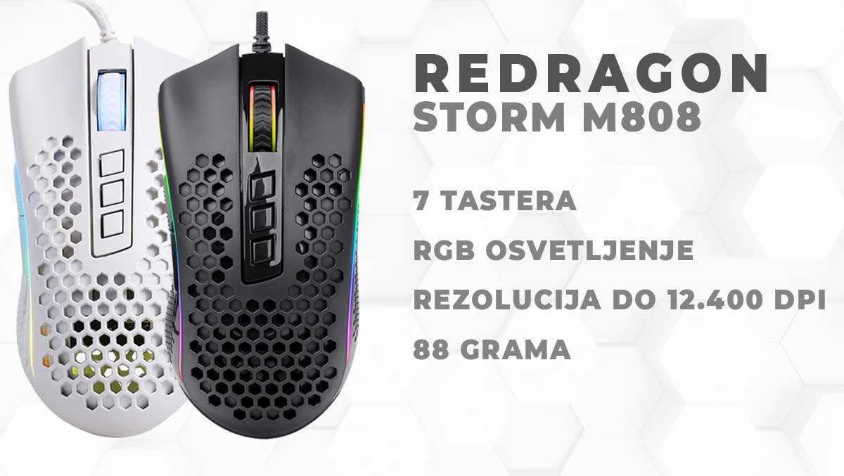 Redragon Storm M808 Cena