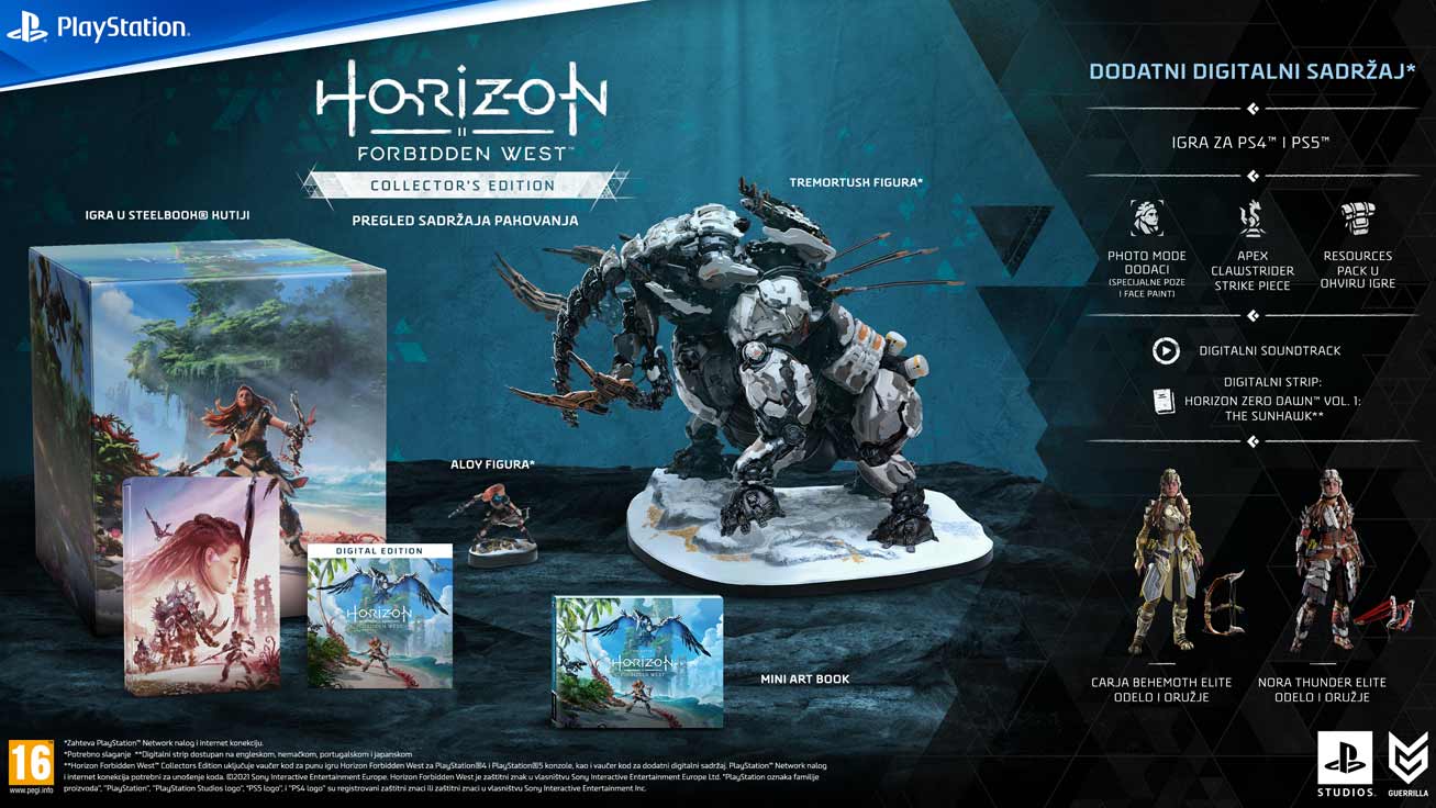 Horizon Forbidden West Visual Collectors Edition Cena
