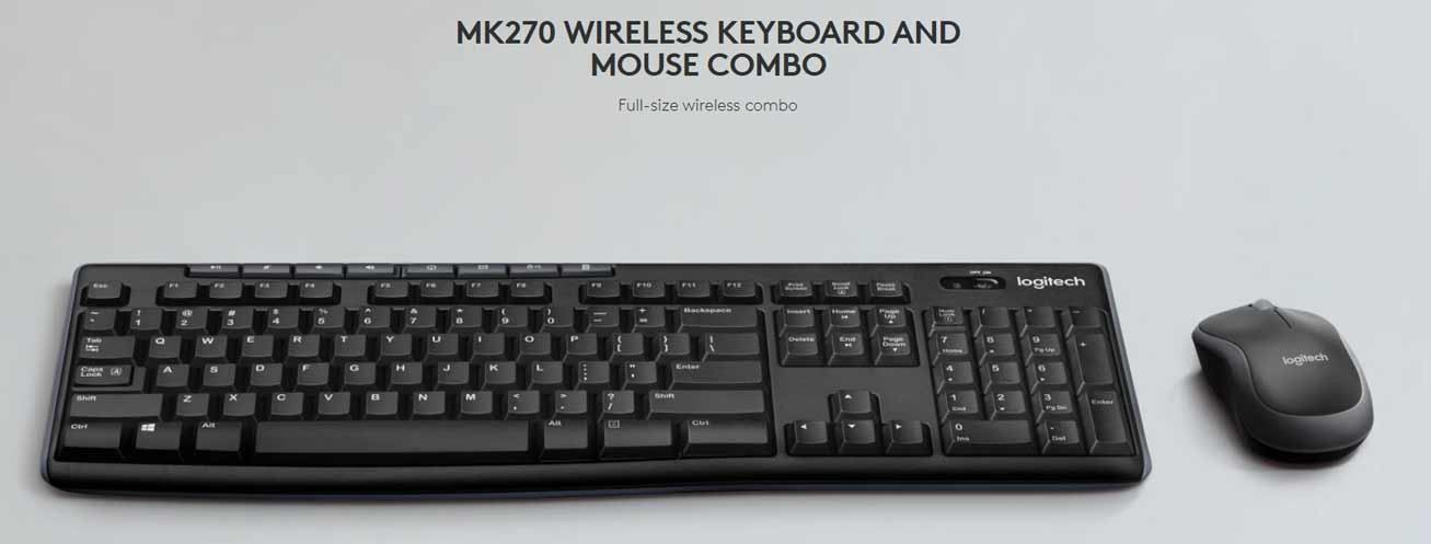 Logitech MK270 Tastatura i Miš Cena