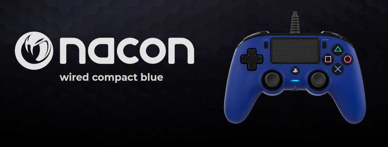 Gamepad Nacon Compact Blue PS4 Cena