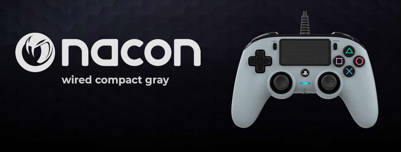 Gamepad Nacon Compact Gray PS4 Cena