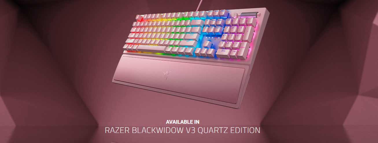 Razer BlackWidow V3 RGB Quartz Tastatura Cena