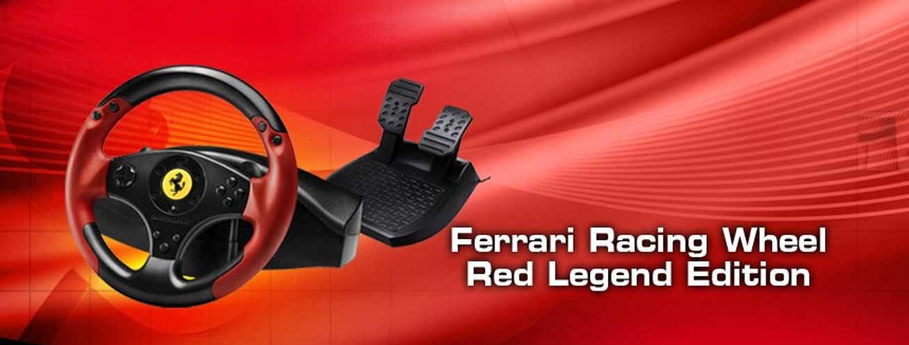 Volante  Thrustmaster - Volante Ferrari Racing Wheel Red Legend Edition  PS3/PC
